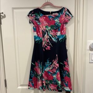 Floral Women's Dress - Multicolor
